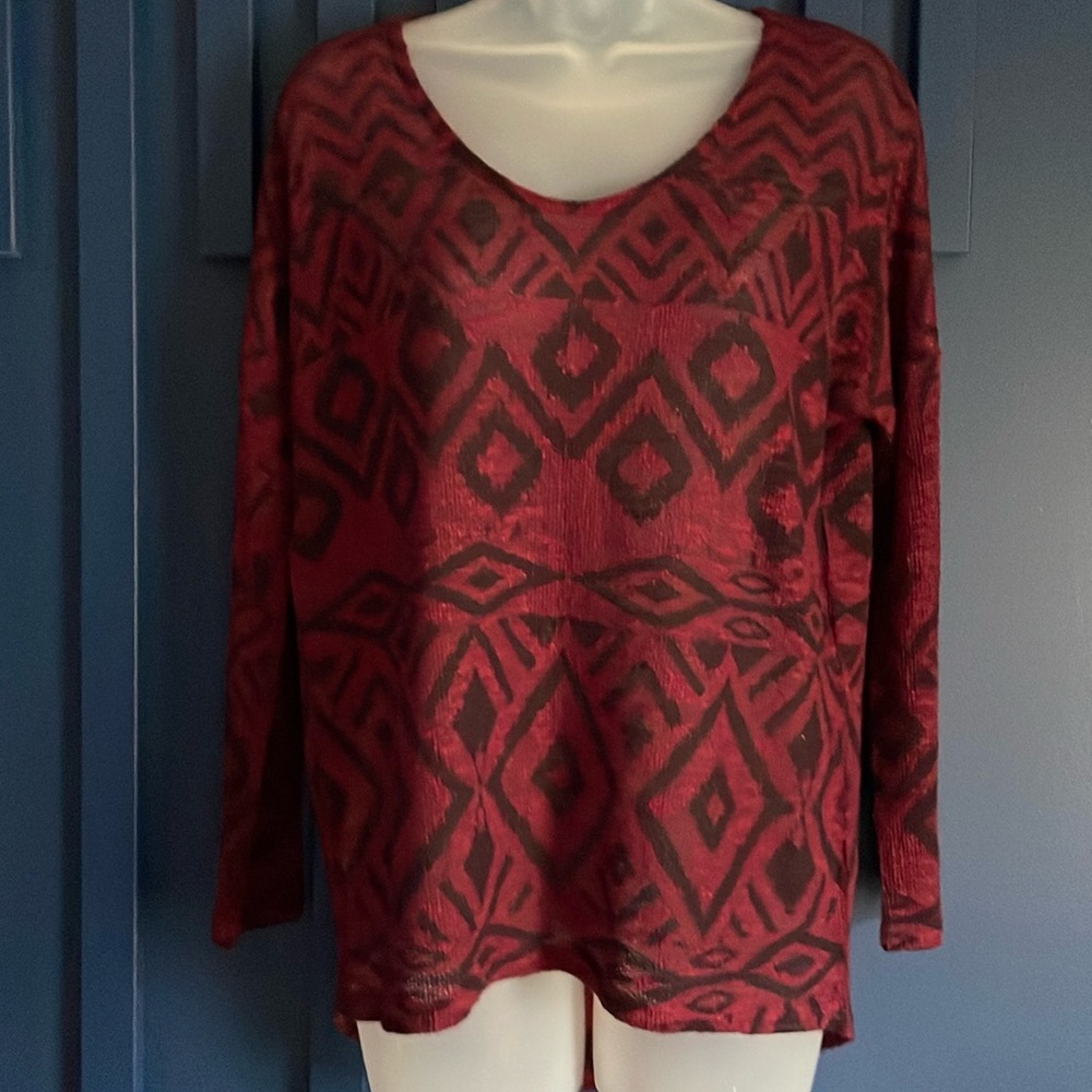 Scrap Work lightweight scoop neck sweater